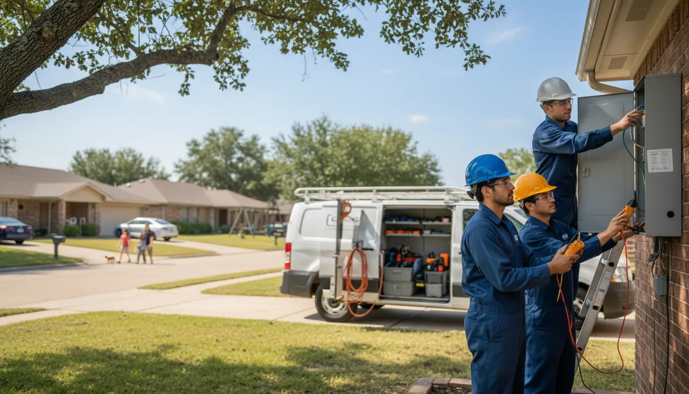Certified electrician providing emergency electrical services in Buckner, IL